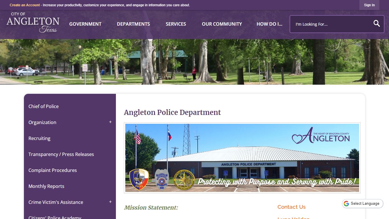 Angleton Police Department | Angleton, TX - Official Website